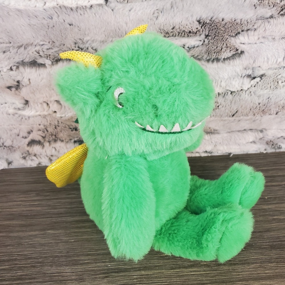 Make Believe Ideas‎ Magical DRAGON Green 9" Soft Plush Shimmer Wings 2023 Target
